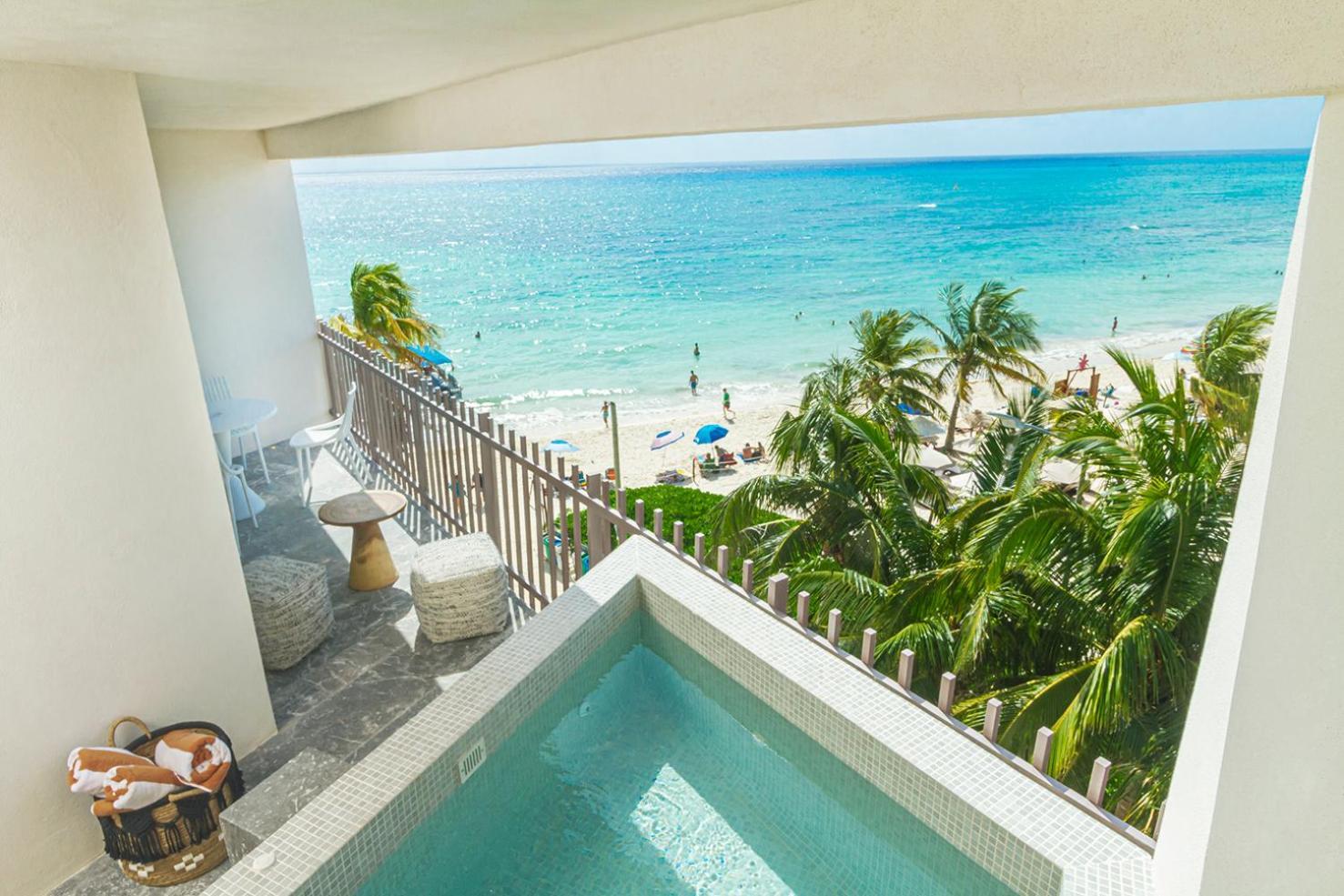 It Beach 302 Y 003 Primera Linea De Playa Beach Плая-дель-Кармен Экстерьер фото