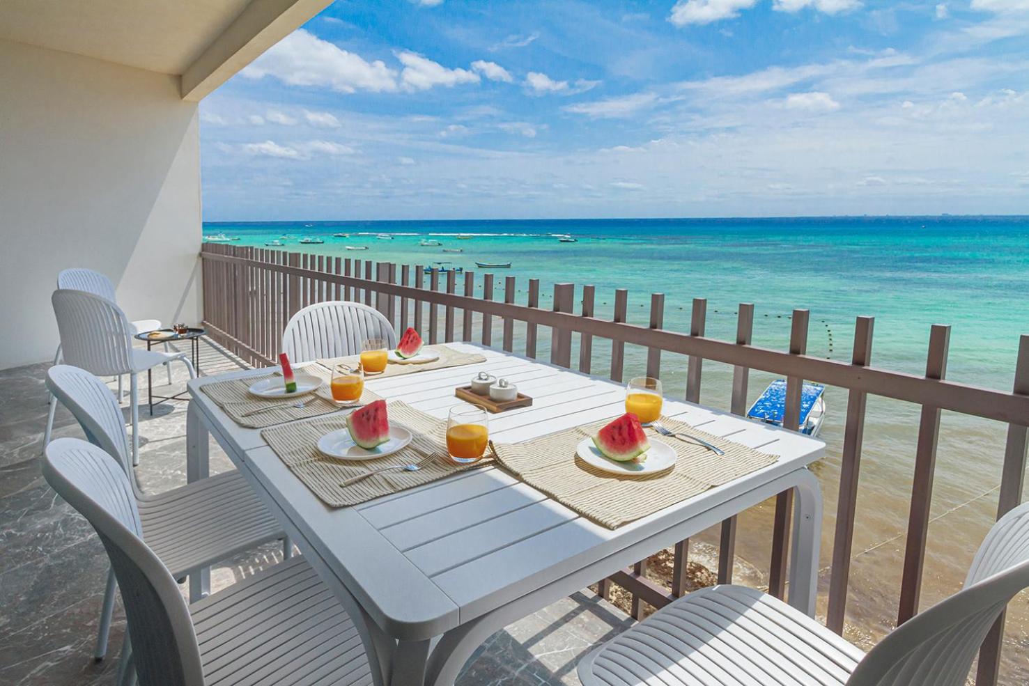 It Beach 302 Y 003 Primera Linea De Playa Beach Плая-дель-Кармен Экстерьер фото