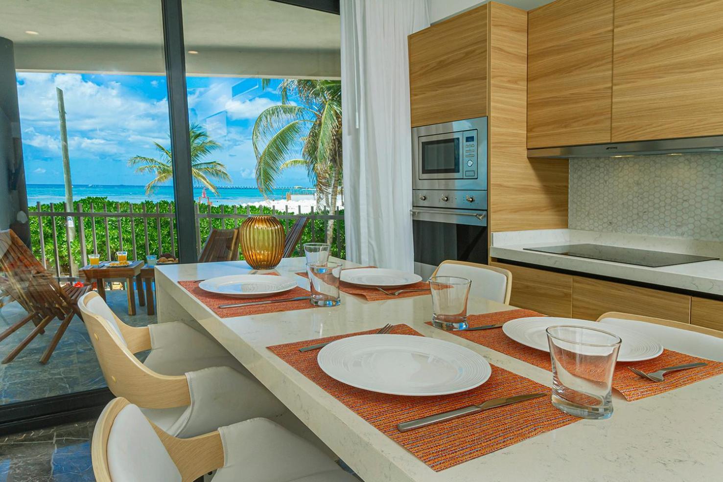 It Beach 302 Y 003 Primera Linea De Playa Beach Плая-дель-Кармен Экстерьер фото